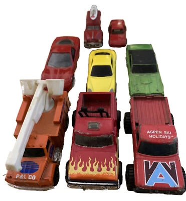 Matchbox Hot Wheels Lot of 8 cars TootsieToy Woody Wagon Yellow Porsche - Image 1 of 4