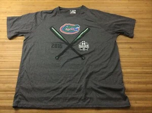 2016 Florida Gators Under Armour College Baseball World Series Shirt 2XL - Picture 1 of 3