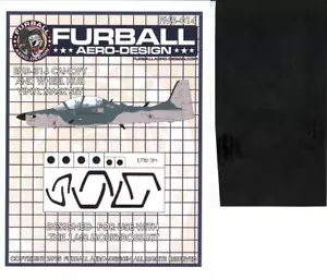 Furball Decals 1/48 EMB-314 SUPER TUCANO Canopy & Wheel Hub Vinyl Mask Set - Picture 1 of 1