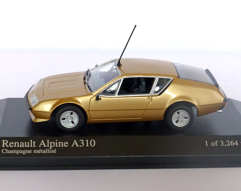 Renault Alpine A310 Champagner-Met. Minichamps 1:43 - Immagine 1 di 1