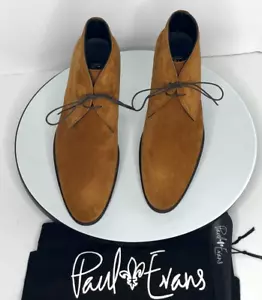 Paul Evans The Newman Brown Suede Chukka Boots Mens SizeUS9 UK8 Lace Up - Picture 1 of 11
