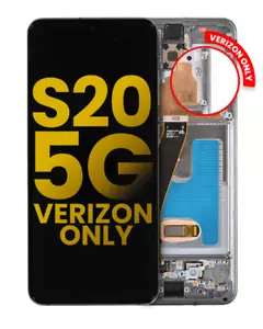 OLED Assembly With Frame Compatible For Samsung Galaxy S20 5G (Cosmic Black) - Picture 1 of 4
