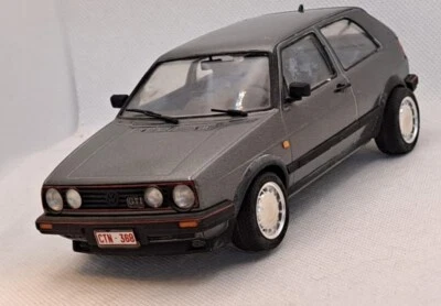 VW GOLF GTI MKII  kit MONTATO e VERNICIATO  Grigio scuro met. 1/24 da RESTAURARE - Immagine 1 di 4