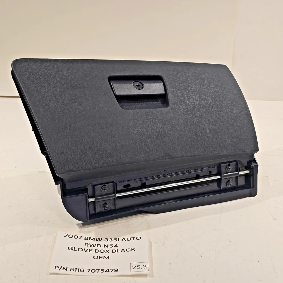 Guantera negra BMW 335i 328i E90 E92 07-13 *IMPRESIONES* 5116 7075479 OEM Foto 1 de 4