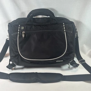 OGIO 03507 Laptop Messenger Travel Work Bag Black Double Handle Shoulder Strap - Afbeelding 1 van 15