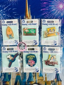 2025 Walt Disney World Parks Dining With Ohana Stitch Pizzerizzo 10 Pin LE 2500 - Picture 1 of 1