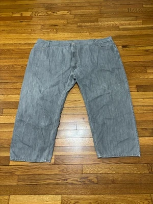 Levi's Mens 559 Jeans Sz Big 56x29 Gray Relaxed Straight Fit Denim (Tag 60x32 - Image 1 of 4