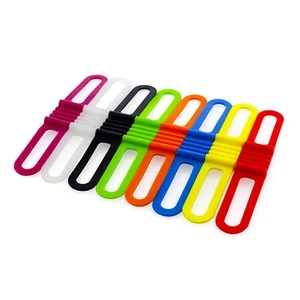  8 PCS Mount Holder Silicone Bottle Strap Bike Band Rack Accessories - Foto 1 di 11