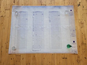 ONE WORLD TRADE CENTER ORIGINAL BLUEPRINTS - Electrical Panel Schedules - 9/11 - Bild 1 von 6