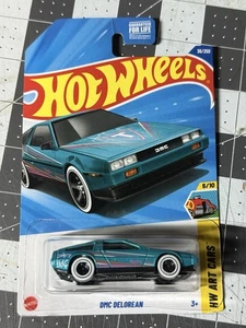 2025 Hot Wheels HW ART CARS 5/10 DMC DeLorean 36/250 (Int. Card) - Picture 1 of 1