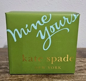 Kate Spade New York Glass Bowl Set Mine Yours Lenox - Picture 1 of 11