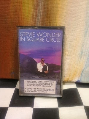 Stevie Wonder - In Square Circle Cassette Tape 1985 Foto 1 de 3