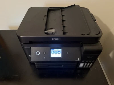 Epson ET-4760 Wireless All-In-One Inkjet Printer- Black-(ONLY 895 Pages of use!) - Image 1 of 4