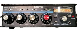 Preamplificatore/mixer vintage Shure FP31 nero 3 canali produzione campo testato U GC - Foto 1 di 12
