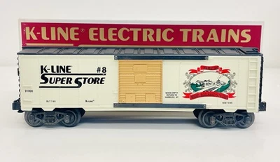 K-Line Superstore #8 Hamburg Model Railroad Station Classic Boxcar K-910008 LN - Image 1 of 4