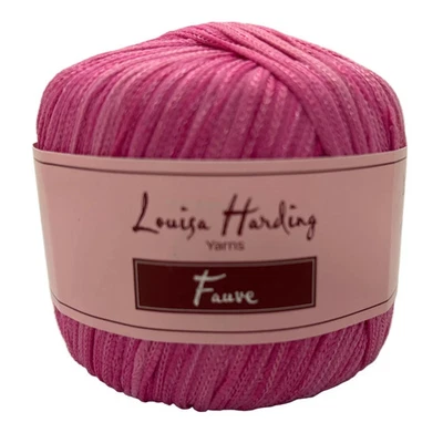 Louisa Harding Yarns Fauve #9 Pink Faux Suede DK Nylon Ribbon Tape Yarn NEW - Image 1 of 3