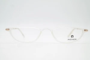 Vintage Brille Aigner 30526 Transparent Gold Oval Brillengestell eyeglasses - Picture 1 of 6