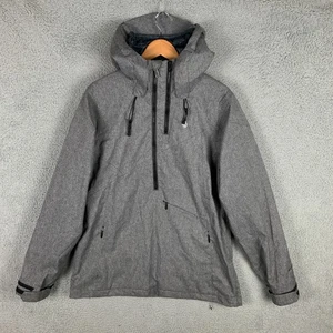 Volcom Chanterelle Jacket Women's Large L Gray Pullover Waterproof Ski Snowboard - Picture 1 of 13
