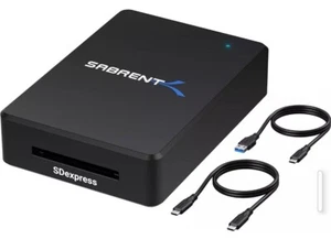 SABRENT Thunderbolt 3 & USB 3 Typ C auf CFexpress Kartenleser (CR-T3CF) - Bild 1 von 2