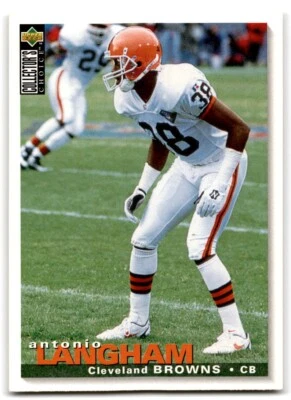 1995 Upper Deck Collector's Choice Antonio Langham Cleveland Browns #253 - Image 1 of 2
