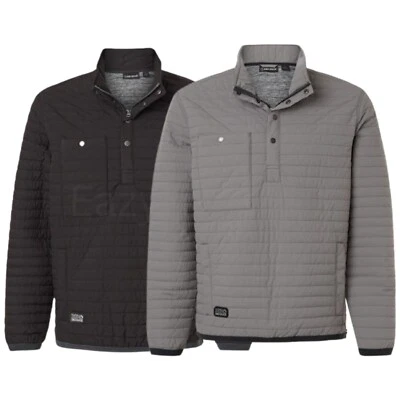 DRI DUCK Men's Big Tall Regular S-4XL Keystone Quilted Pullover Rainproof Jacket - Image 1 of 4