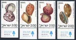 Israel 678-681-tab, MNH. Michel 726-729. Shells 1977. - Picture 1 of 1