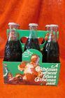 1991 Commemorative Coca Cola Coke 6-Pack Carton Santa Claus Seasons Greetings