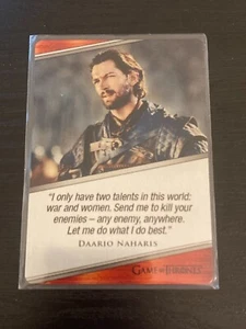 2022 Game of Thrones Complete Series Vol. 2 EXPRESSIONS Insert - Daario Naharis - Picture 1 of 2