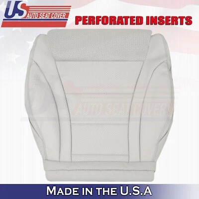 Cubierta de asiento de cuero gris inferior de pasajero para Mercedes Benz Clase C 2015 a 2021 Foto 1 de 4