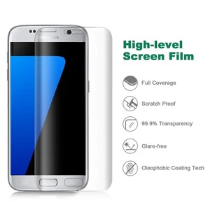 5D with 9H Hardness Clear Tempered Glass Screen Film for Galaxy S6 Edge - Picture 1 of 2