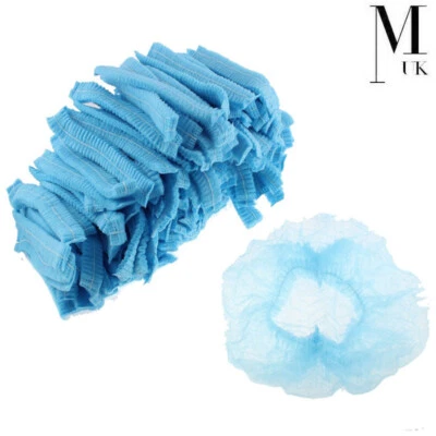 MICROBLADEUK Disposable Hair Nets Spray Tanning Hair Catering Strip Caps Fake Tan Medical 100
