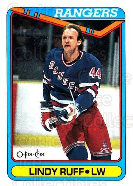 1990-91 Topps Tiffany #143 Lindy Ruff - Image 1 of 1