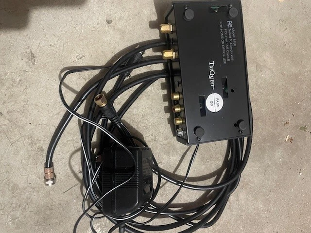 TriQuest RF modulator with cables for RCA S-Video - Image 1 of 1
