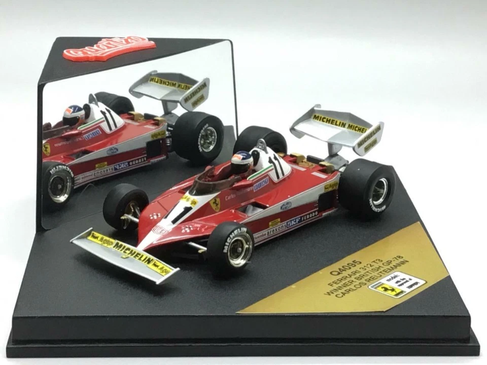 QUARTZO Ferrari 312 T3 Vincitore Inglese Gp 1978 Carlos Reutemann Q4095 1/43 - Immagine 1 di 1