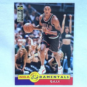 1996-97 Collector's Choice NBA Fundamentals Scottie Pippen #169 Chicago Bulls - Imagen 1 de 3