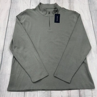 Nuevo con etiquetas Suéter Zachary Prell 1/4 Cremallera XL Gris Joe Golf Para Hombres $148 Foto 1 de 4