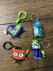(4) American Heart Association Keychains Clipons Kids Heart Challenge - Picture 1 of 5