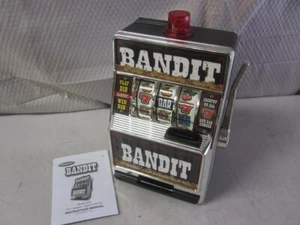 Vintage Radica 220 Las Vegas Toy Slot Machine Bandit 7 - Works Great - Picture 1 of 5