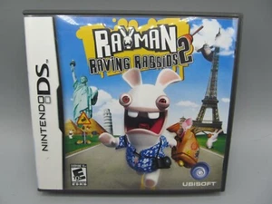 Rayman Raving Rabbids 2 (Nintendo DS, 2007) COMPLETE w/Manual UBISOFT Adventure - Picture 1 of 9