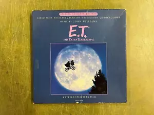 Vintage E.T. Extra Terrestrial Special Cassette Edition Michael Jackson w Poster - Imagen 1 de 11