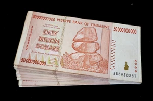 30 x Zimbabwe 50 Billion Dollar banknotes-AA/AB 2008/circulated currency - Picture 1 of 2
