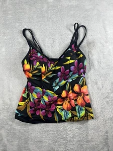 Traje de baño Miraclesuit Top para mujer talla 12 Tankini hawaiano floral acolchado con tiras - Imagen 1 de 13
