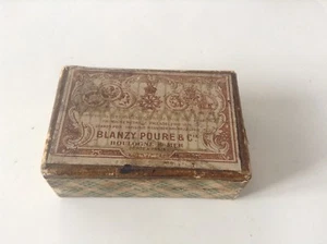 ancienne Boite de plumes Blanzy Poure N° 232 - 3 BON ETAT - Picture 1 of 4