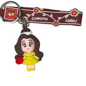 Disney’s Princess Belle Schlüsselanhänger Taschenclip mit Handschlaufe (KC-105) - Bild 1 von 3