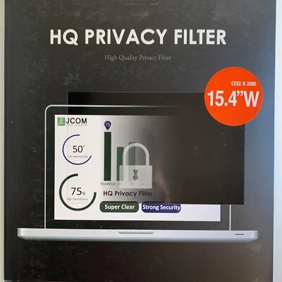 15.4" (332x208mm) HQ Wide High Quality Clarity Security Privacy Filter BozaBoza - Image 1 of 4