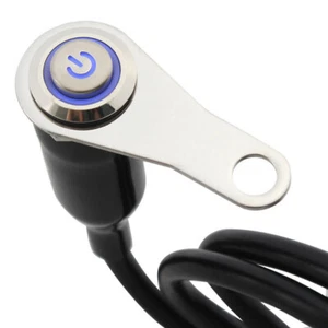7/8" Motorcycle ATV Handlebar Switch Headlight Fog Spot Light ON/OFF Button Red - Picture 1 of 9