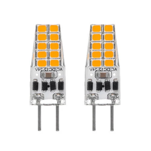 2x GY6,35 LED SMD Saving Lamp Bulb Lamp Warm White AC/DC 12V - Image 1 of 4