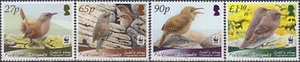 Falkland WWF Cobb's Wren 2009 MNH-14 Euro - Picture 1 of 1