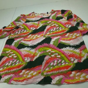 Michelle McDowell Women's Pullover Top - Multicolor Abstract - Size XL - EUC - Picture 1 of 7