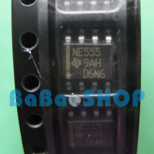 50pcs ~ 2000pcs New NE555 NE555D Precision Timers SMD TI SOIC-8